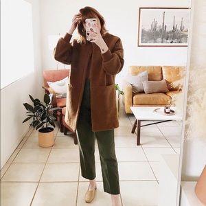 Madewell Bonded Sherpa Cocoon Coat 